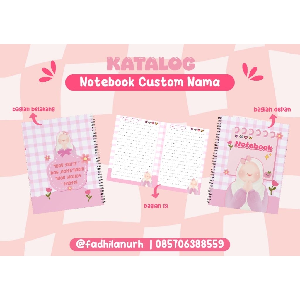 

Notebook Custom Nama A6