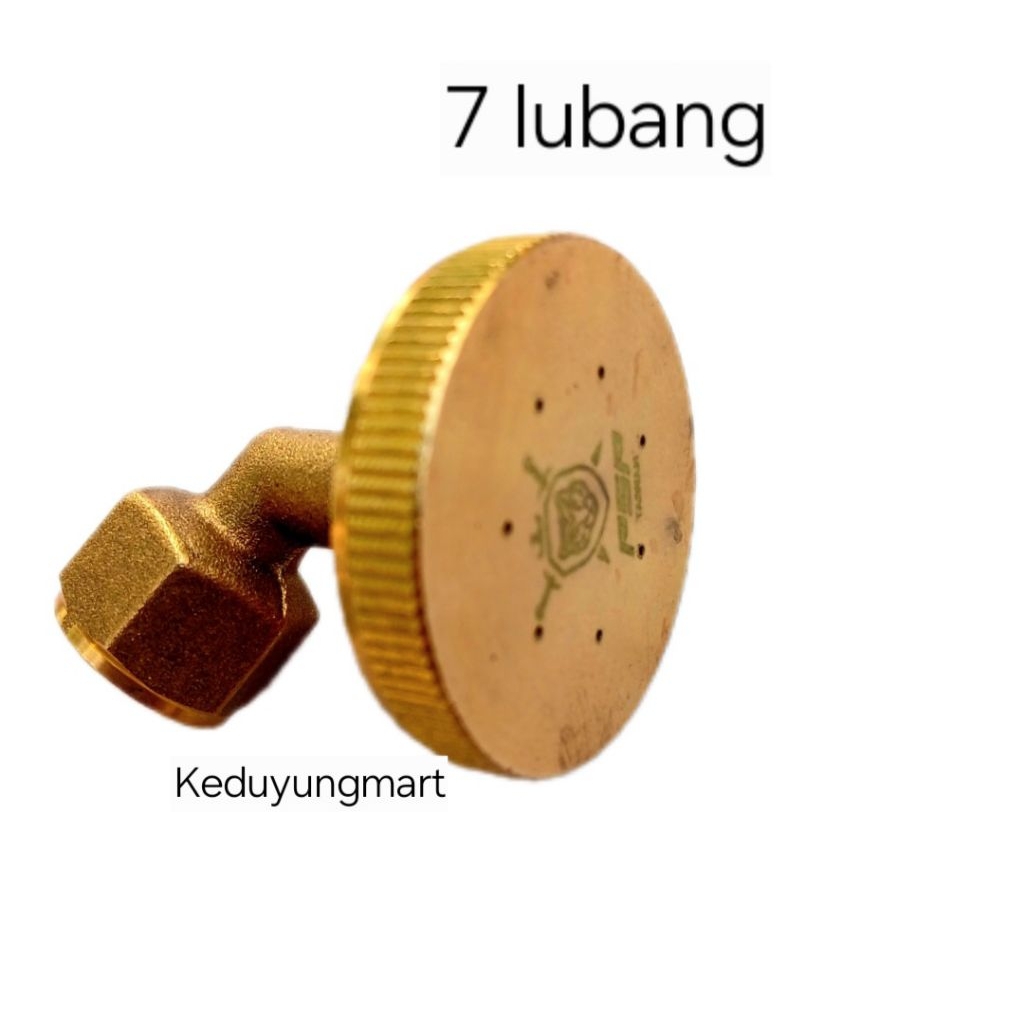 Nozzle 7 lubang kuningan elektrik manual sprayer spuyer