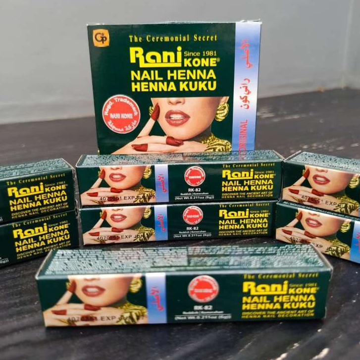 Pacar Kuku Rani Henna Hena Orange Halal