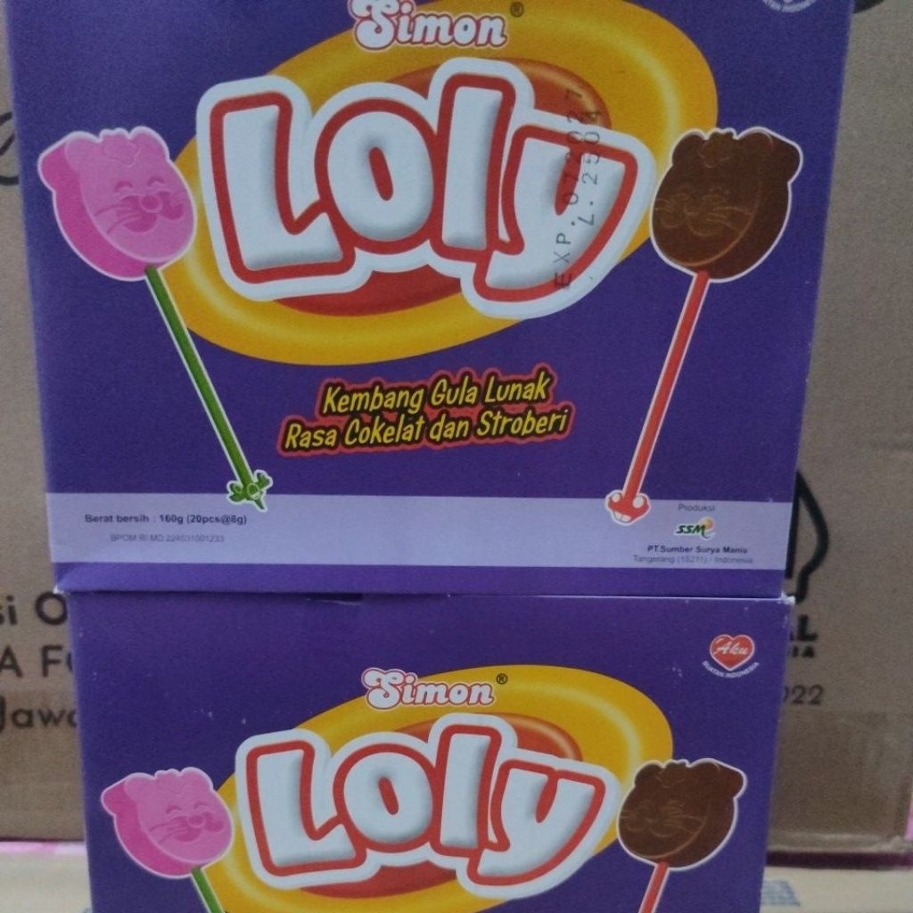 

Simon Loly ✓ permen lunak ✓ 20 pcs✓box