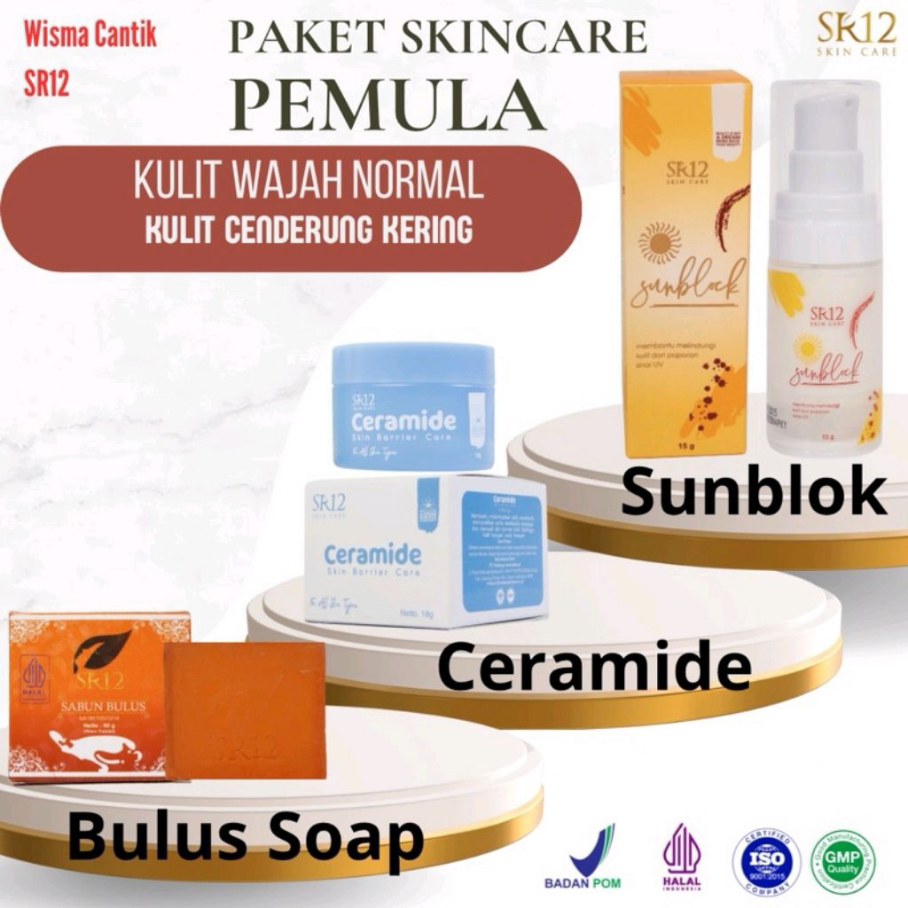Paket Pemula skincare SR12 Basic skincare SR12