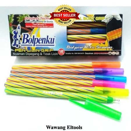 

(1pak) PULPEN BOLPENKU 12PCS BOLPEN ULIR BERKUALITAS PULPEN MURAH