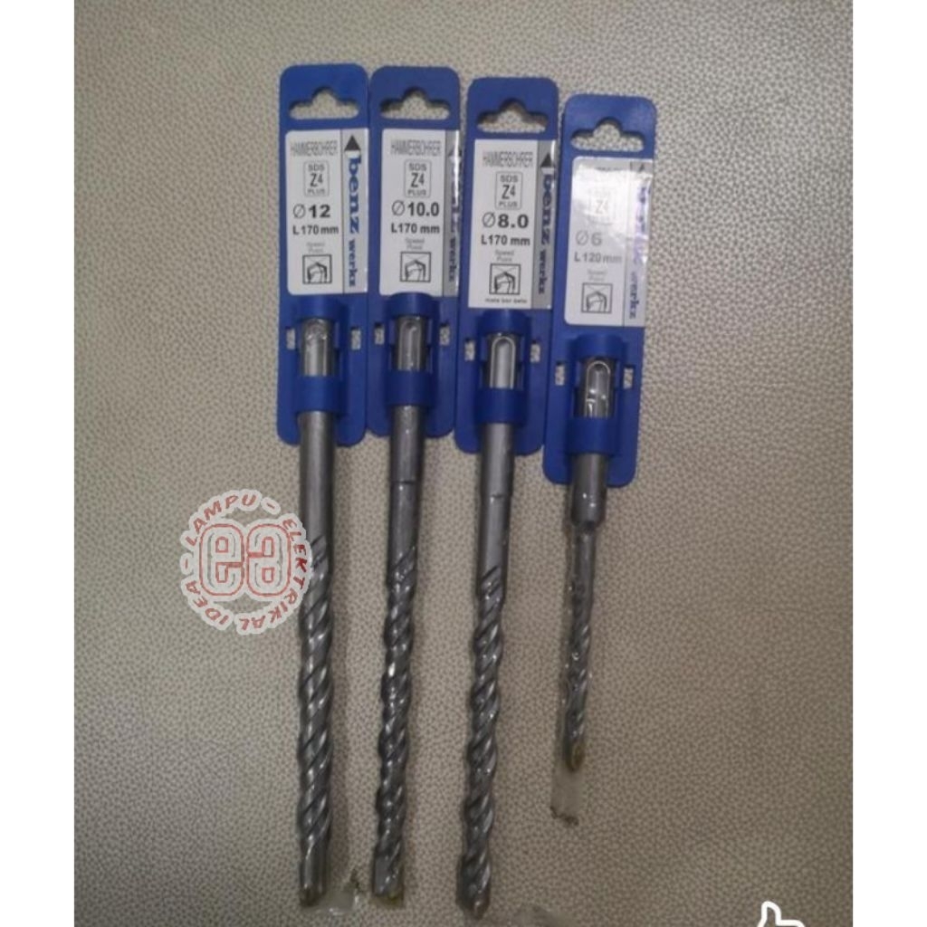 Mata bor beton benz 8 mm | Mata bor beton murah | Mata bos SDS 8 mm Bagus Berkwalitas
