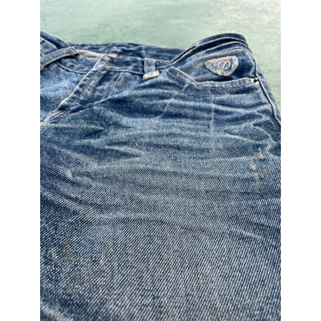 Jeans Raw Denim Fading