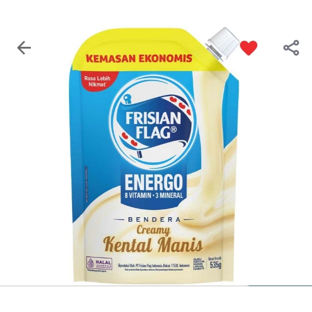 

Susu Frisian flag putih 535 g