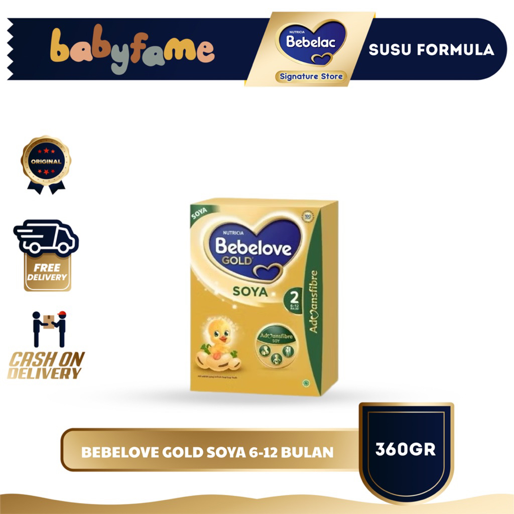 

BEBELOVE GOLD SOYA 2 | 360GR | SUSU FORMULA
