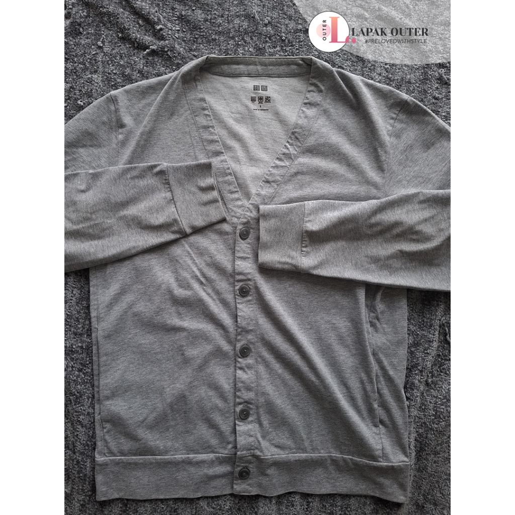 CARDIGAN - UNIQLO GRAY (Original)