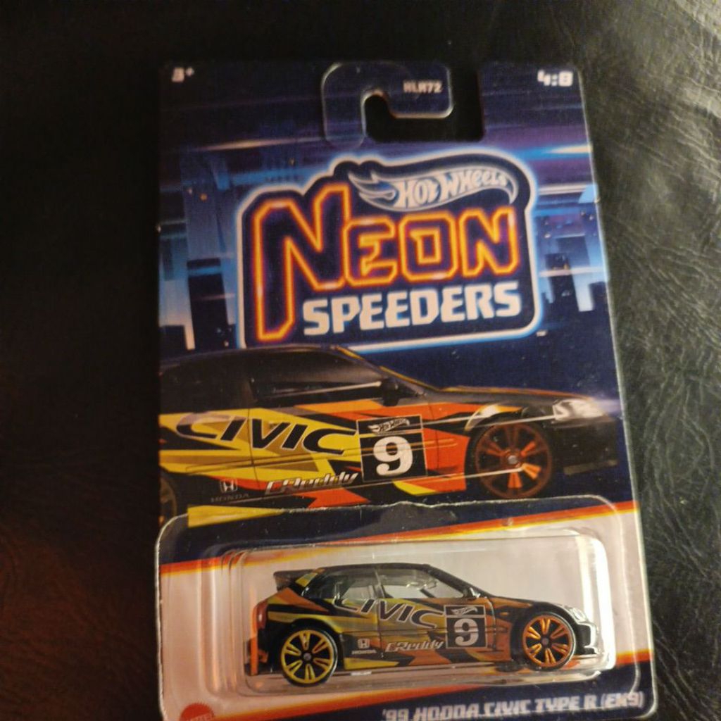 Hotwheels neon Speeders Honda Civic type R