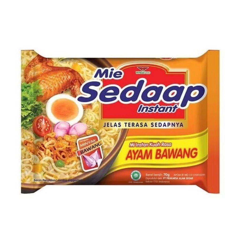 

Mie Sedaap Kuah Rasa Ayam Bawang 70gr