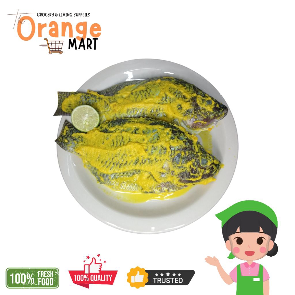 

Ikan Mujair Marinasi Bumbu Kuning/Ikan Siap Goreng