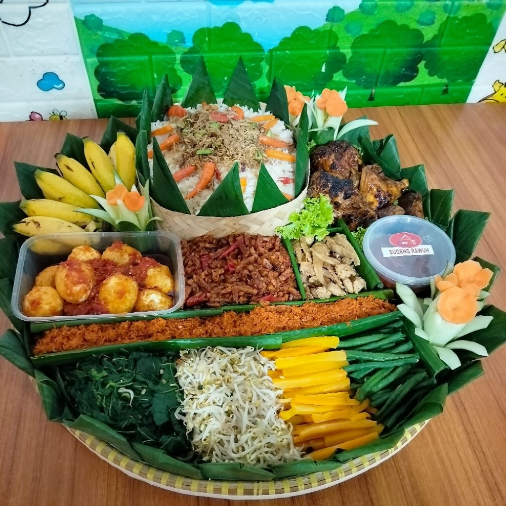 

Nasi liwet tampah.
