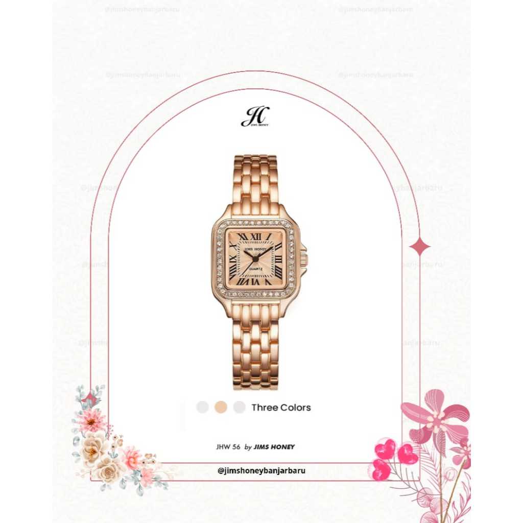 JHW 56 JAM TANGAN WANITA JIMSHONEY BANJARBARU (BISA COD)