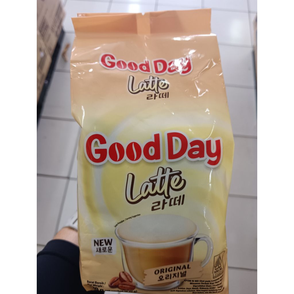 

GOOD DAY LATTE BUTTERSCOOTH & ORIGINAL 220G 10SACHETX22GRAM (HARGA TERTERA UNTUK 1 POUCH)