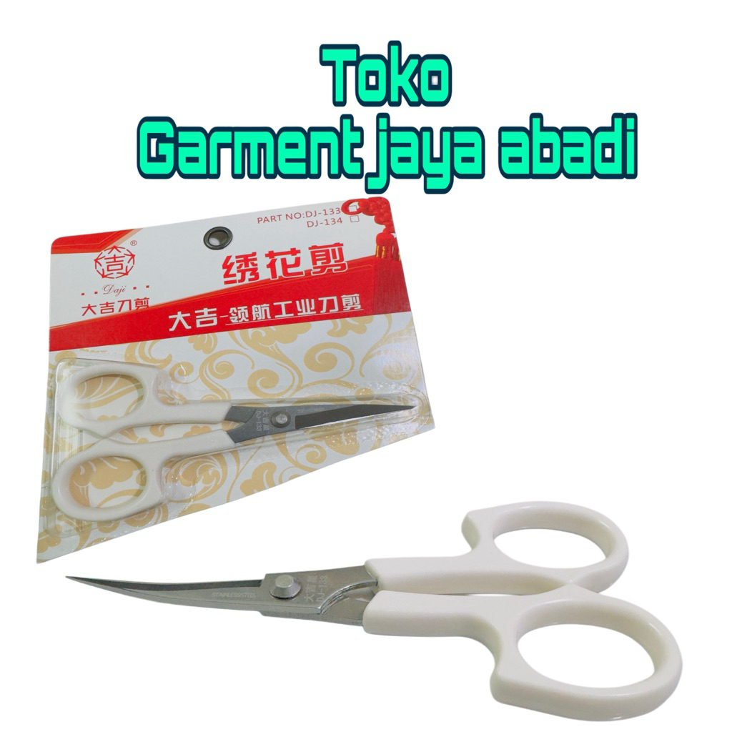 

gunting bengkok merek daji 133