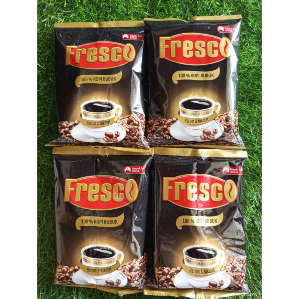 

KOPI FRESCO | KOPI BUBUK 100 % | KEMASAN 158 GR
