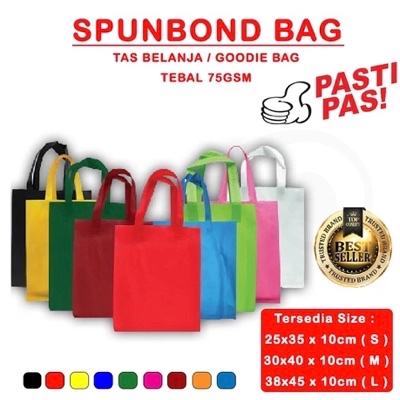 

Goodie Bag Shopping Bag Premium Tas Belanja Model Tali Handle Kantong Kain