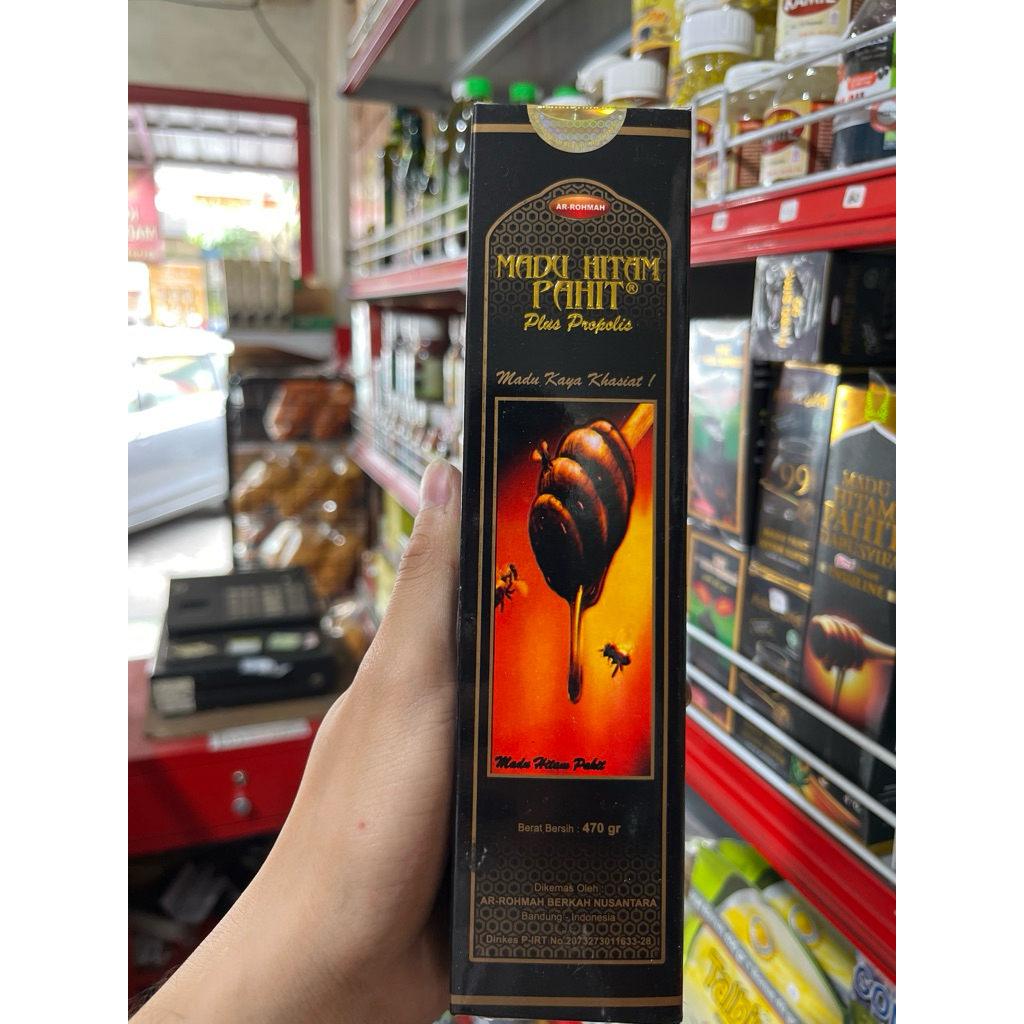 

Madu Hitam Pahit Arrohma + Propolis