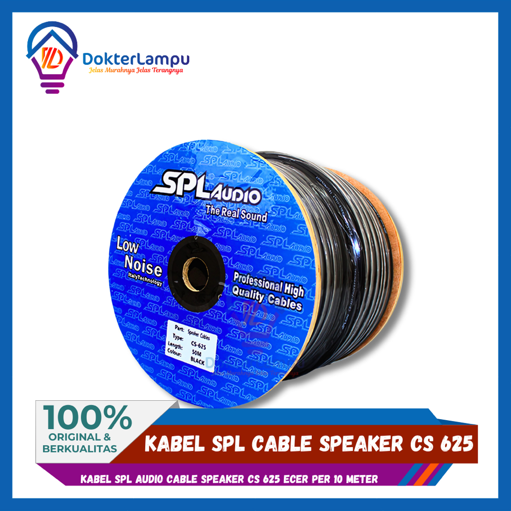 KABEL SPEAKER SPL Audio 6 x 2,5 CS625 Eceran Harga Per Meter