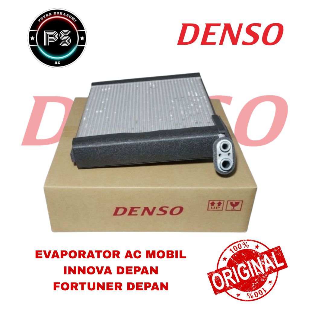 EVAPORATOR EPAPORATOR AC MOBIL TOYOTA INNOVA DEPAN FORTUNER DEPAN ORIGINAL DENSO