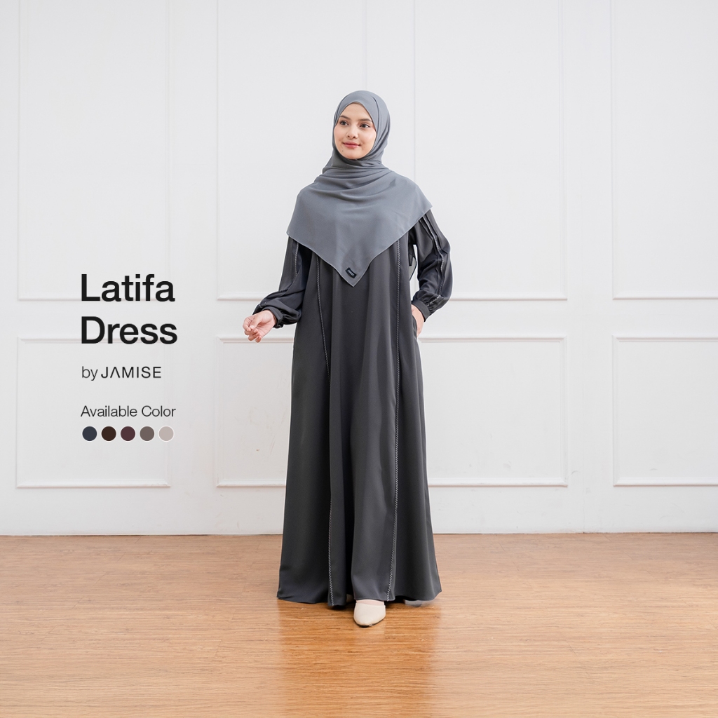 GRADE B Jamise Syari Official | Latifa Dress