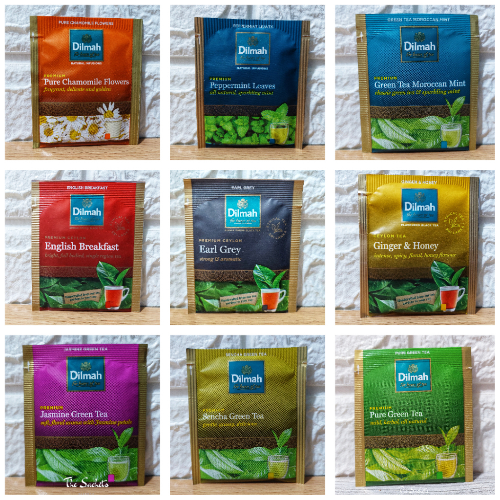 

Dilmah Premium Tea Ceylon Black Green Tea Infusion Sachet
