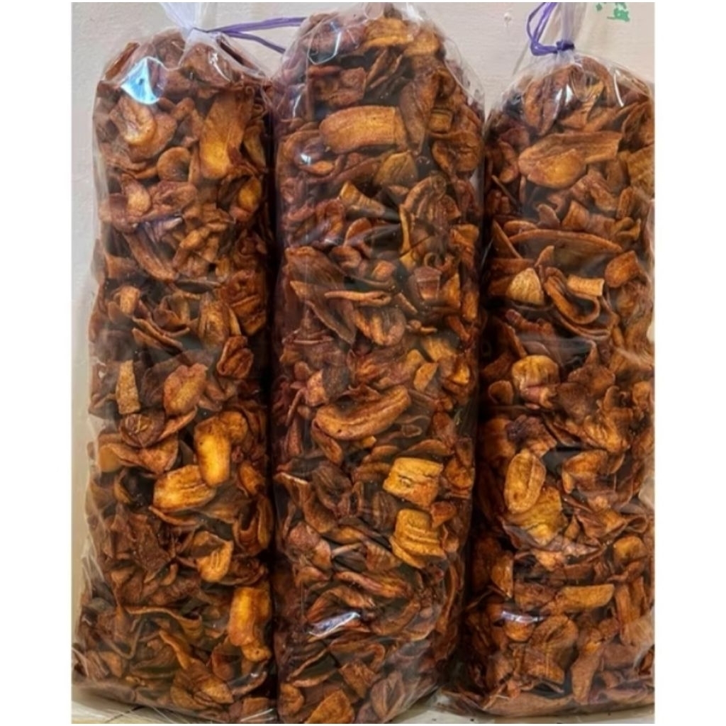

Kripik pisang sale gurih renyah manis 2kg,1kg,1/2,1/4.