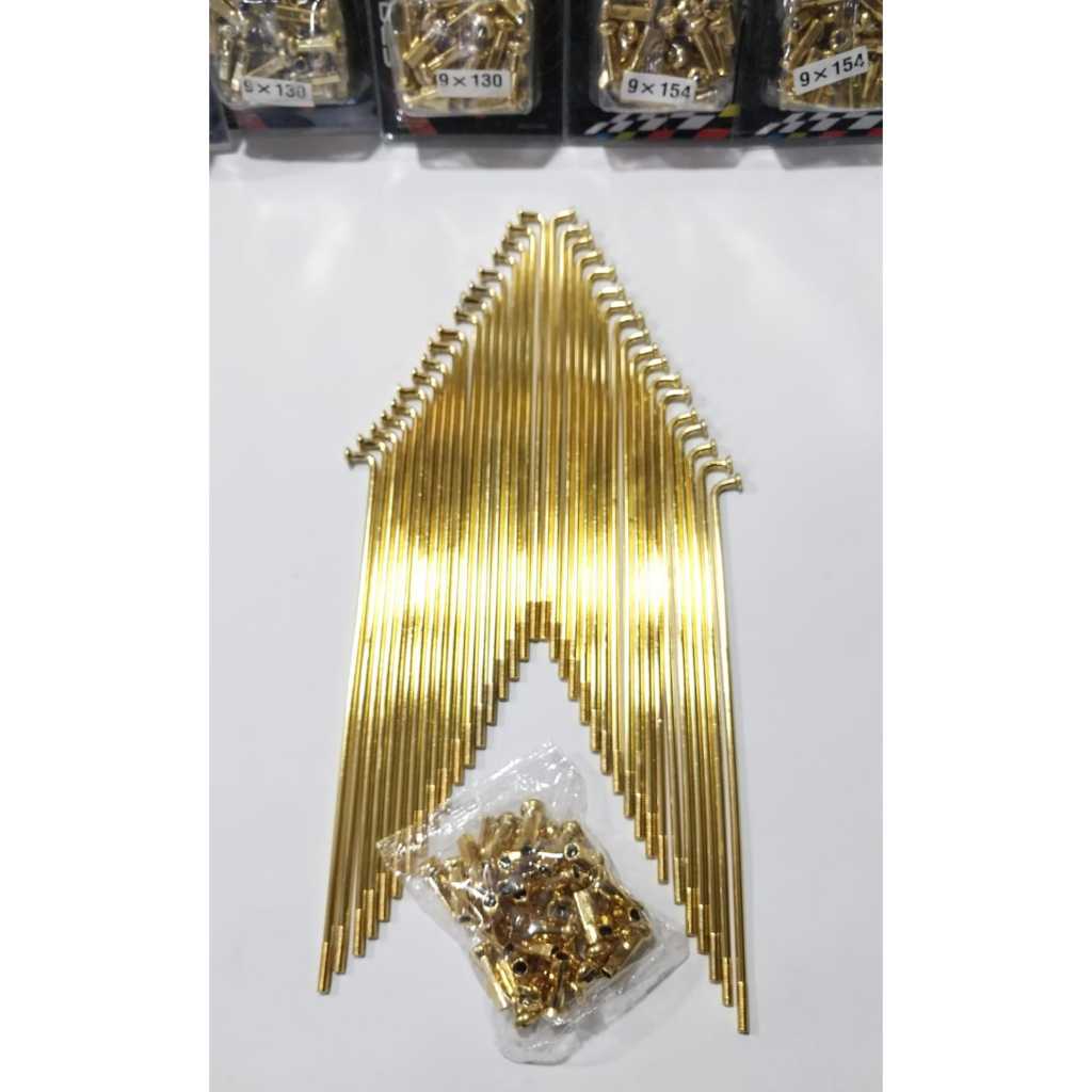 Jari Jari Gold Sepasang/Harga Set Ring Velg 17 Beat/Vario/Mio/Supra,Tiger,Mega Pro/Honda Grand