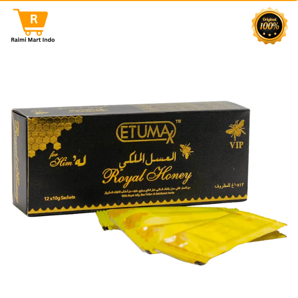 

Etumax Royal Honey Malaysian Honey One box With 12 Sachets From Vital Honey Royal Healthy