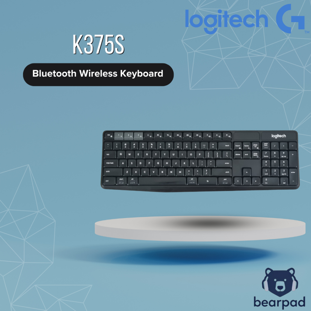 Keyboard Logitech K375s Multi Device Wireless Bluetooth – Second Bekas Normal
