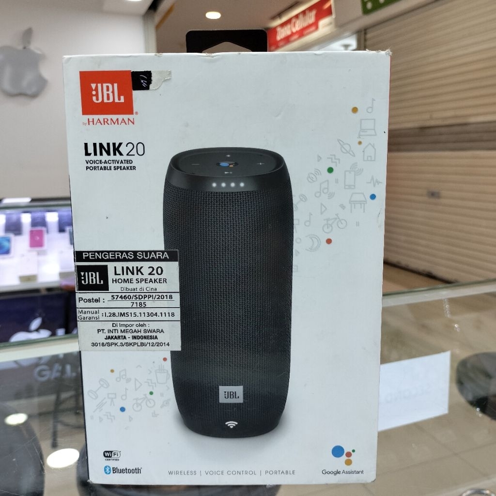 JBL LINK 20 PORTABLE BLUETOOTH SPEAKER SECOND BEKAS ORIGINAL