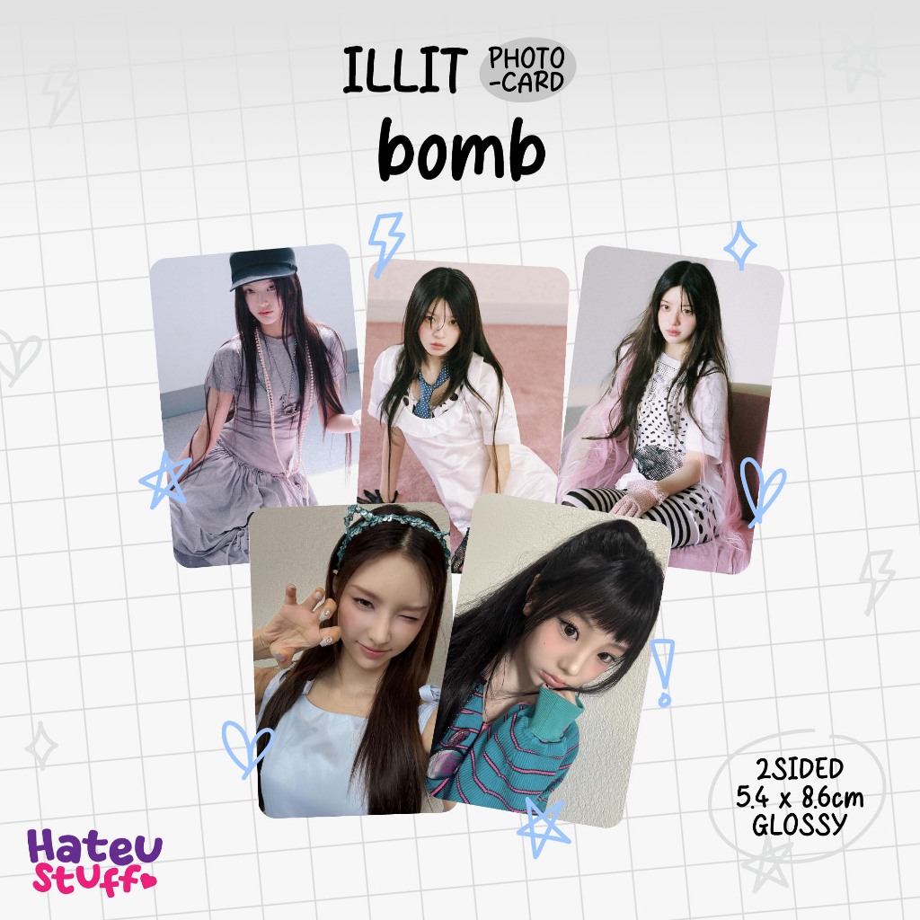 ILLIT Unofficial Photocard bomb + Selca