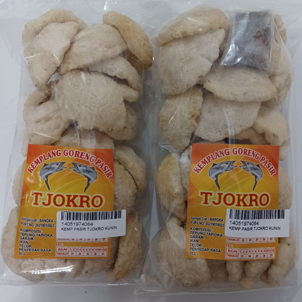 

Kemplang IKAN Goreng Pasir Tjokro + Sambal | Kemasan Besar