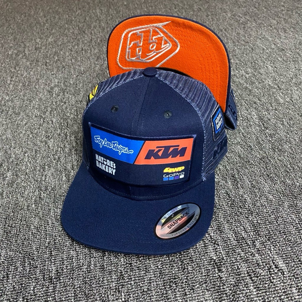 Topi Snapback KTM Racing Pembalap Topi Jaring Racing