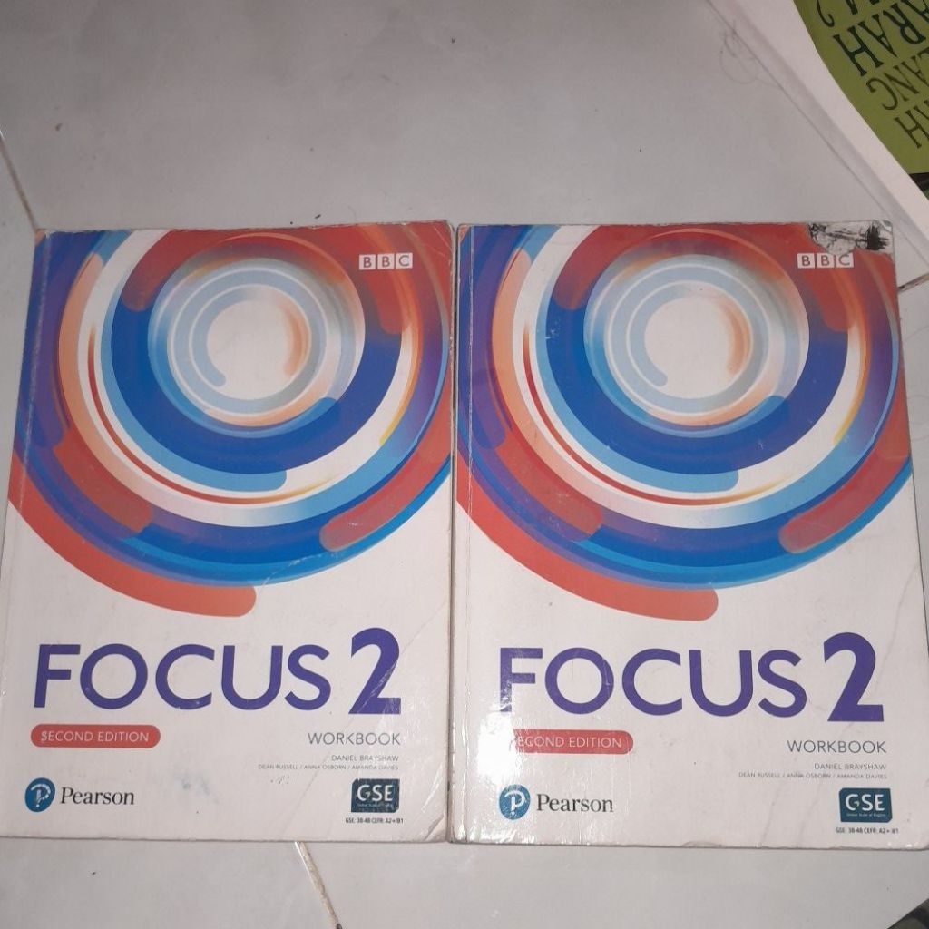 BUKU ORIGINAL BEKAS FOCUS 2 WORKBOOK BRAYSHAW PEARSON