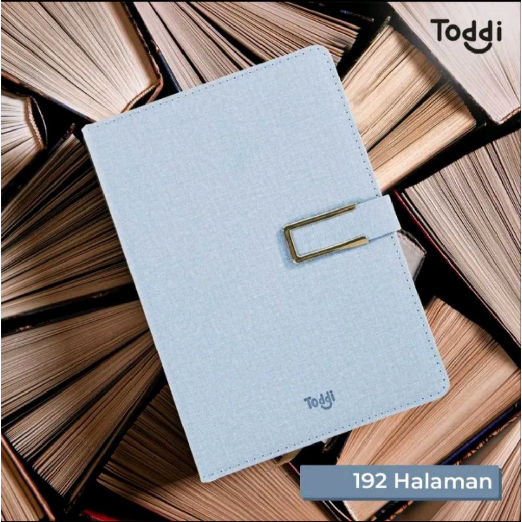 

Buku Catatan/Jurnal Toddi PU Leather Lock Notebook Diary 72GSM 192 Halaman Grid - JSK25- Baby blue
