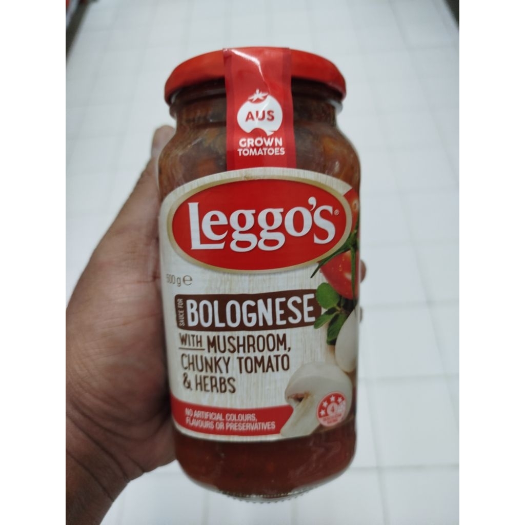 

LEGGO'S SAUCE BOLOGNESE MUSHROOM 500 G/PCS