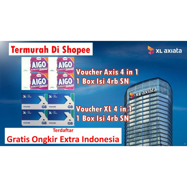 ( Termurah ) Voucher Axis kosong