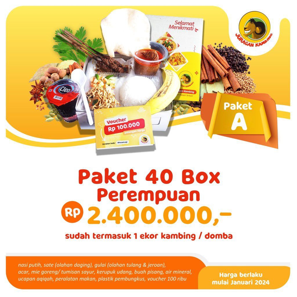 

Aqiqah Paket Box 40 Perempuan