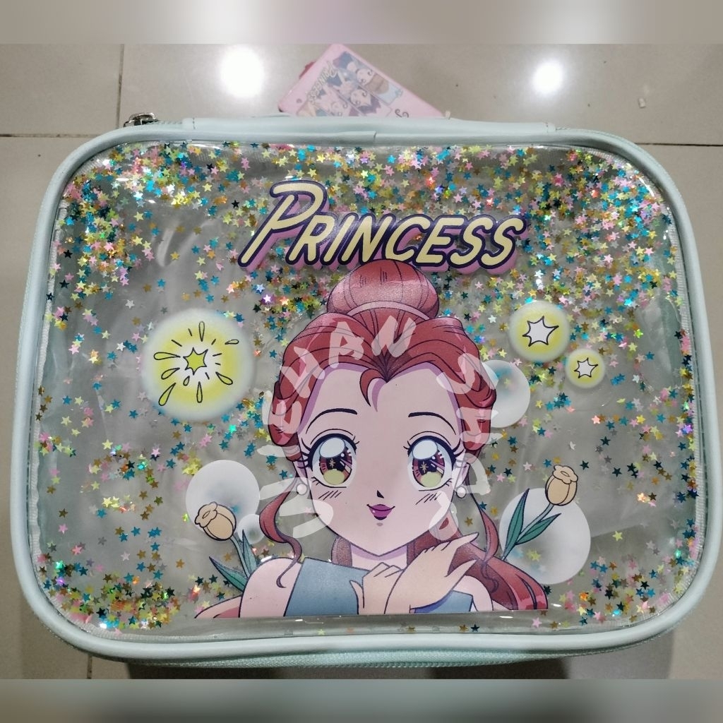 Miniso x Disney Princess Cosmetics Bag Pouch Organizer Travel