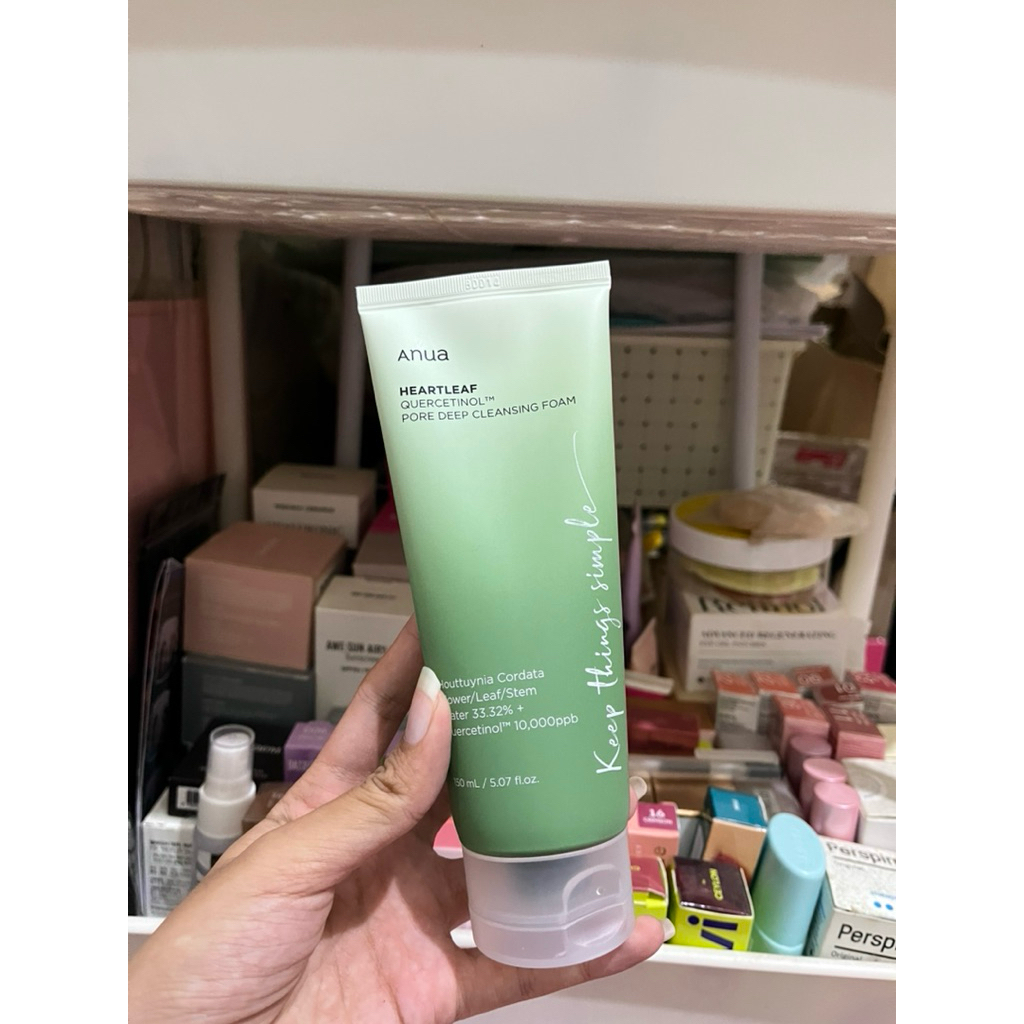 [PRELOVED] Anua Heartleaf Quercetinol Cleansing Foam