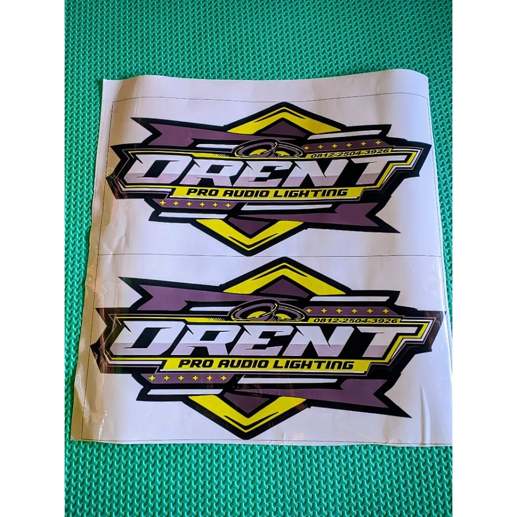 

Stiker Vynil Stiker gloosy dan doff / stiker custom isi banyak rand