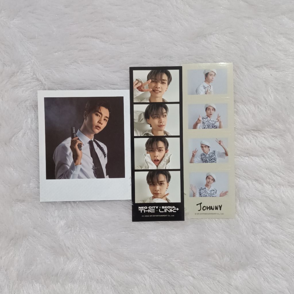 Photostrip Johnny NCT 127 The link+ photo strip 4cut SET