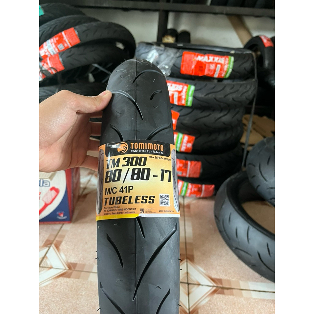 TOMIMOTO 80/80 90/80 17 TUBELESS