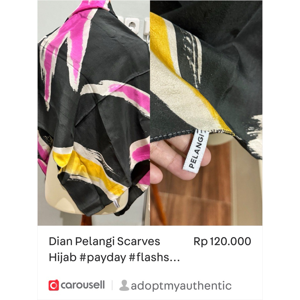 [PRELOVED] DIAN PELANGI HIJAB SCARF