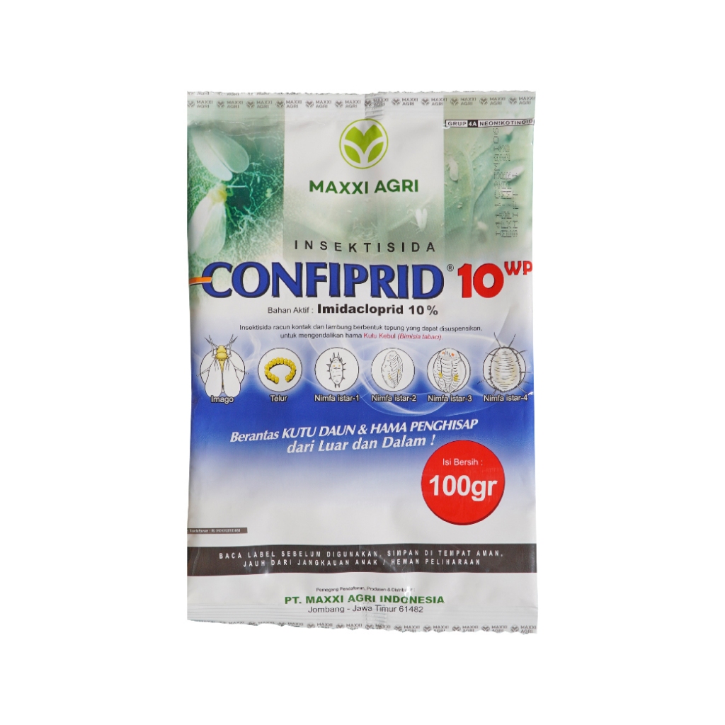 INSEKTISIDA CONFIPRID 10 WP IMIDACLOPRID 10 g/l 100 GR