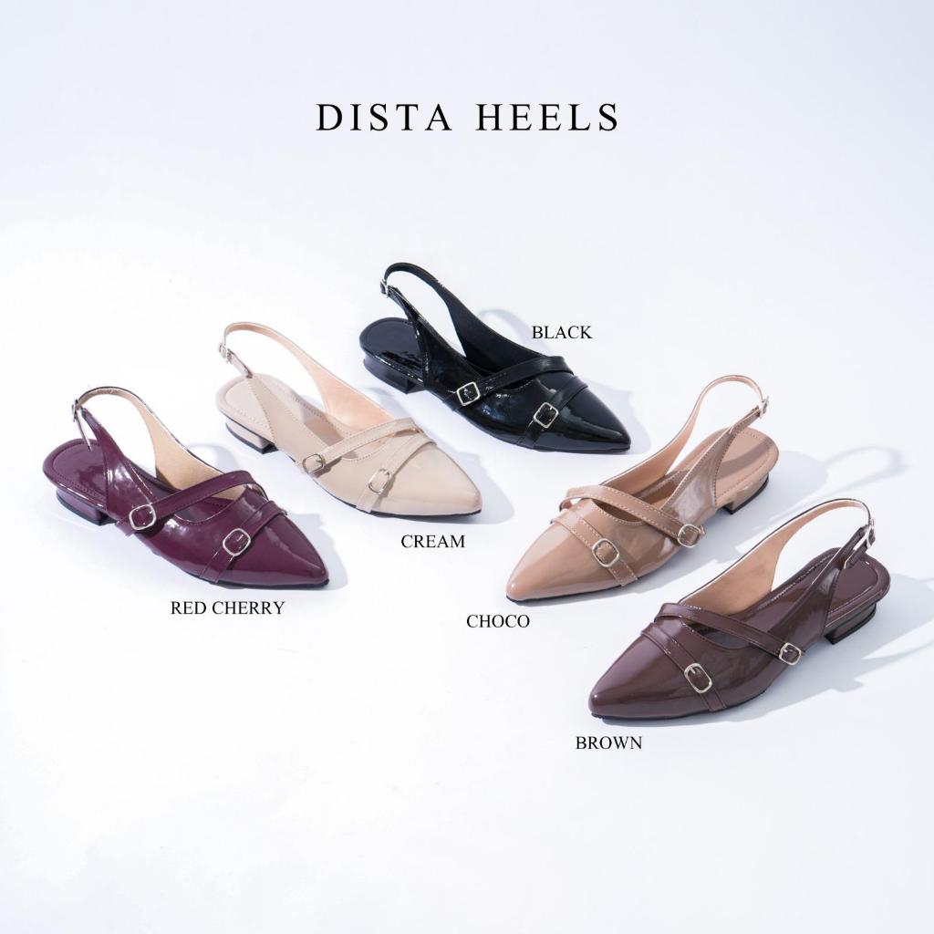 Deliwafa  - [Heels Wanita] Dista Heels Slop