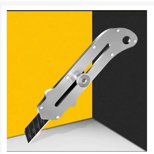 

Imura | Pisau Cutter Stainless Steel Kertas Dinding Baja Cuter Besi Multifungsi 18 MM Tahan Karat