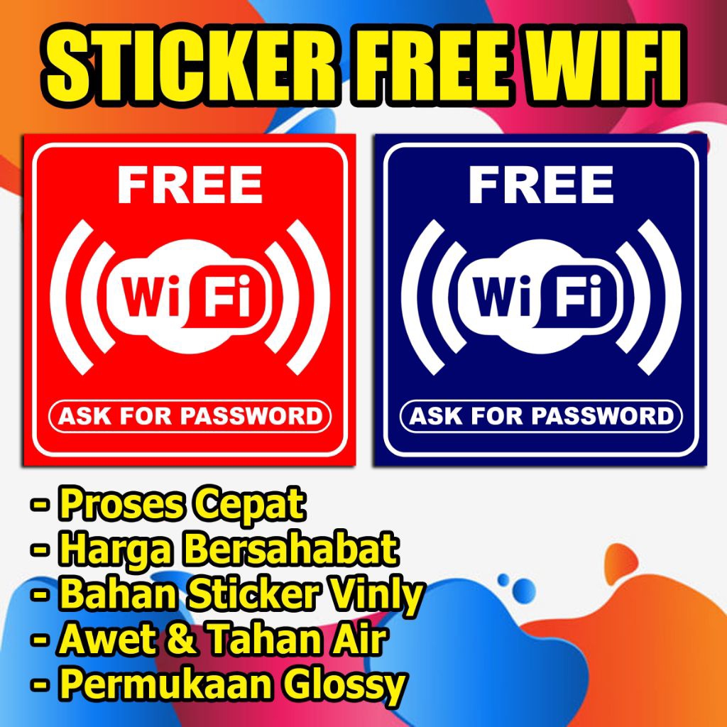 

STIKER FREE WIFI