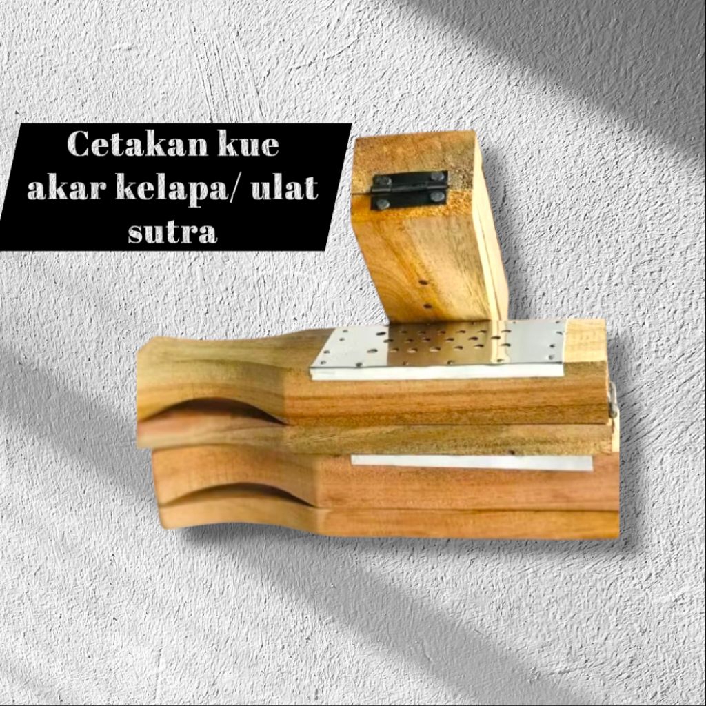 Cetakan Kue akar kelapa/ Cetakan kue ulat sutra akar kelapa