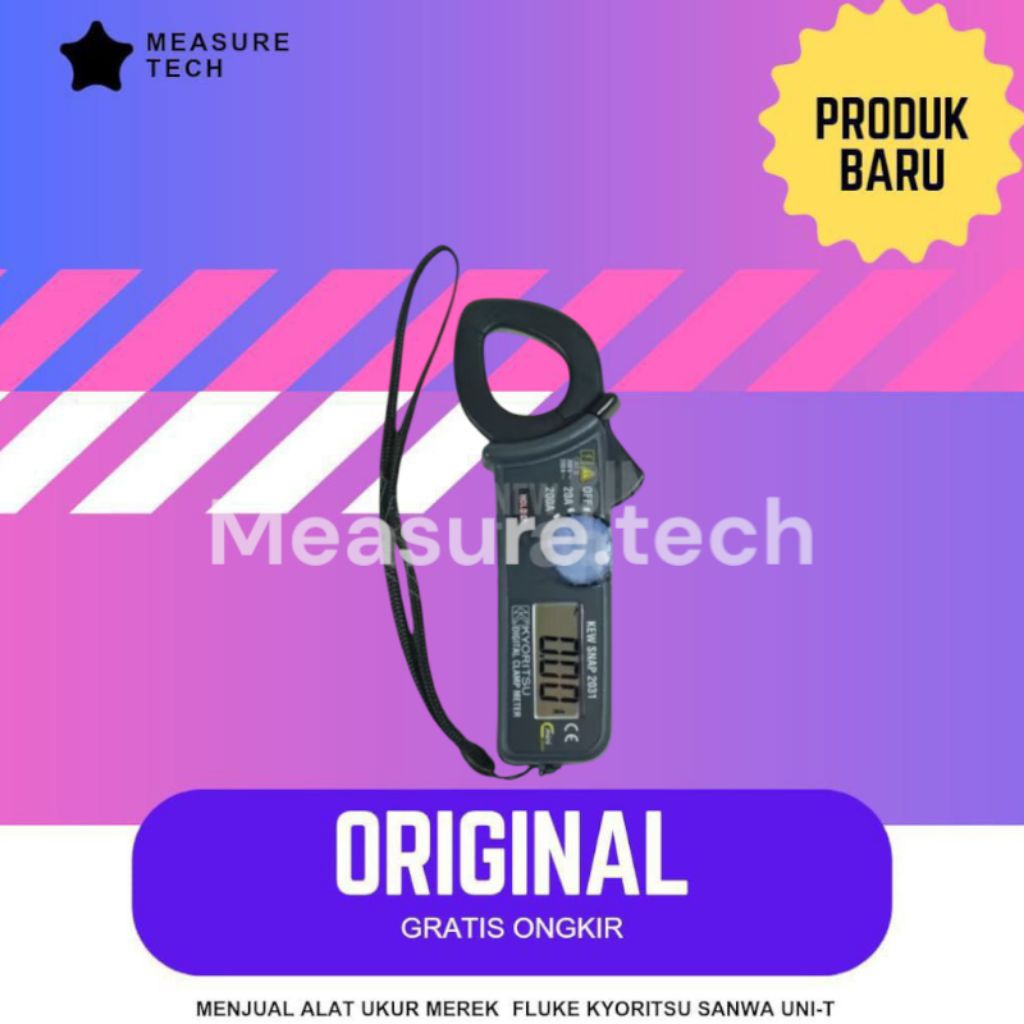 Kyoritsu 2031 Digital Clamp Meter Tang Ampere AC 200A  original 100%